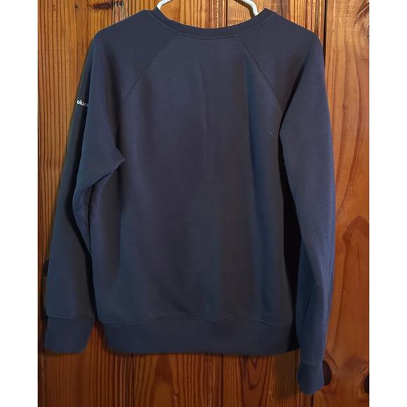 Columbia women’s navy blue crewneck sweatshirt hiking size medium j - Picture 2 of 3